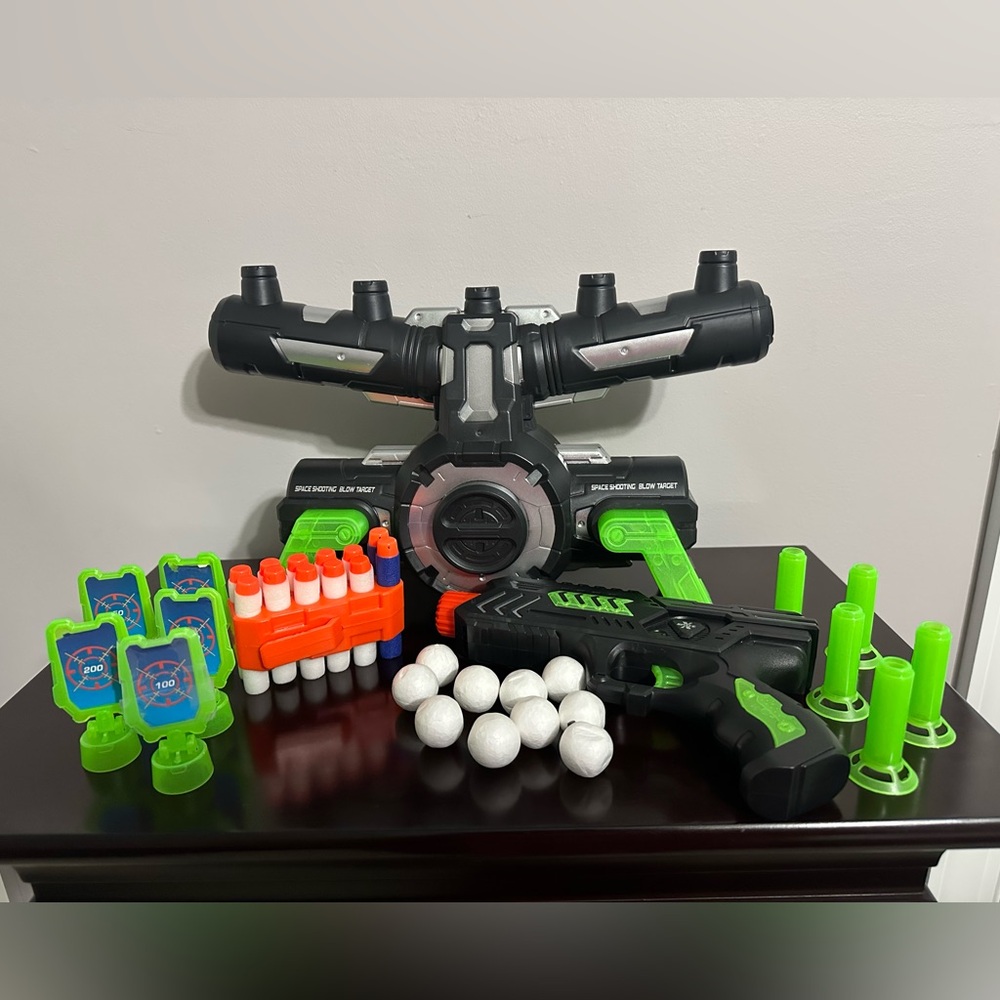 USA Toyz Astroshot Zero GX Glow in the Dark Target Game - Nerf  Compatible